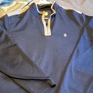 Izod gold half zip long sleeve size L